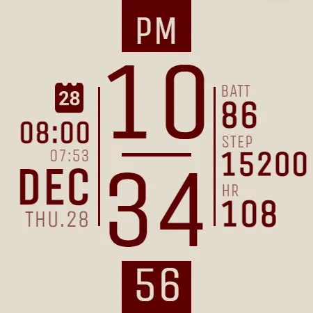 IWF DL3 watchface screenshot 21