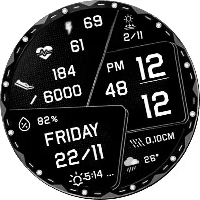 N-SPORT717 Digital Watch Face screenshot 9