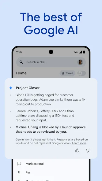 Google Chat screenshot 2