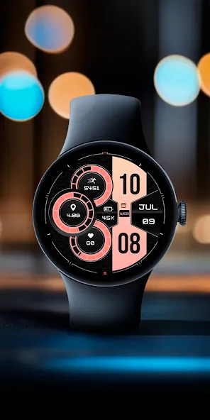 Digital Lunor WS1 Watch Face screenshot 3
