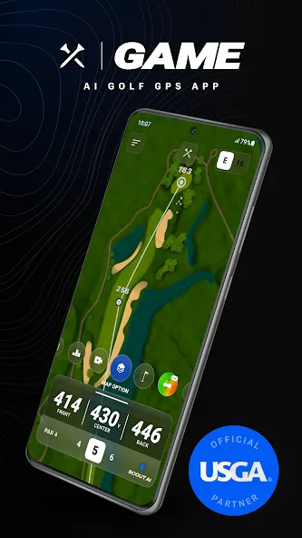 Blue Tees GAME: AI Golf GPS screenshot 1