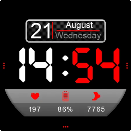 Digital Watch Face Key 014 screenshot 29