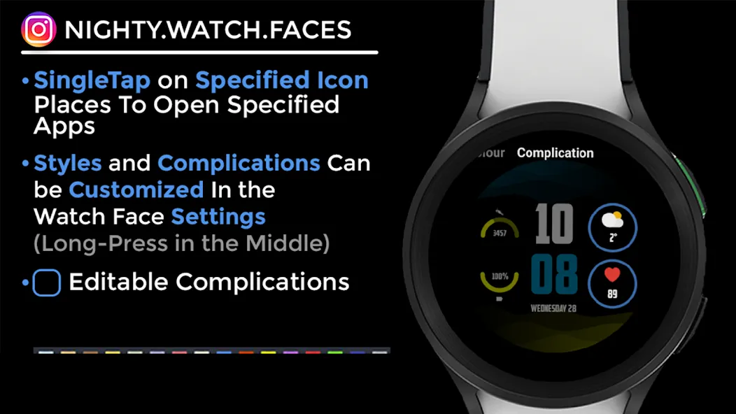 Nighty Digital 26 - watch face screenshot 13