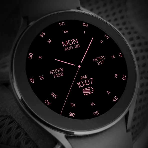 Key095 Analog Gold Watch Face screenshot 6
