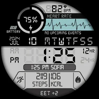 Tancha S61 Retro Watch Face screenshot 20