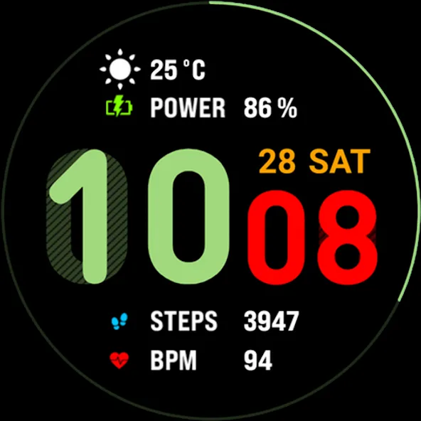 Watch face CNW0029 screenshot 8