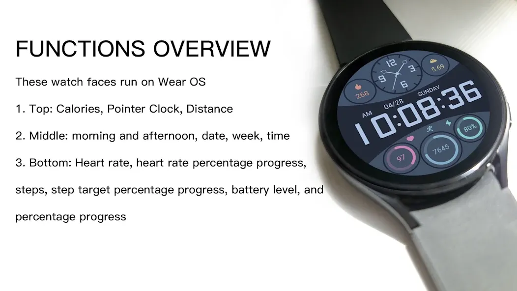Blue Color Layer For Wear OS screenshot 1