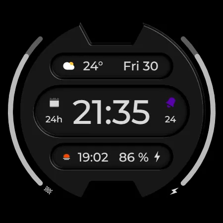 DADAM56: Digital Watch Face screenshot 18