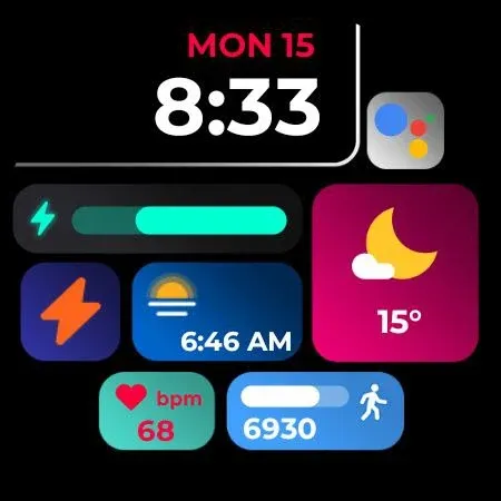 Night ver 03 - watch face screenshot 22