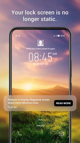 Magazine Lockscreen XOS screenshot 3