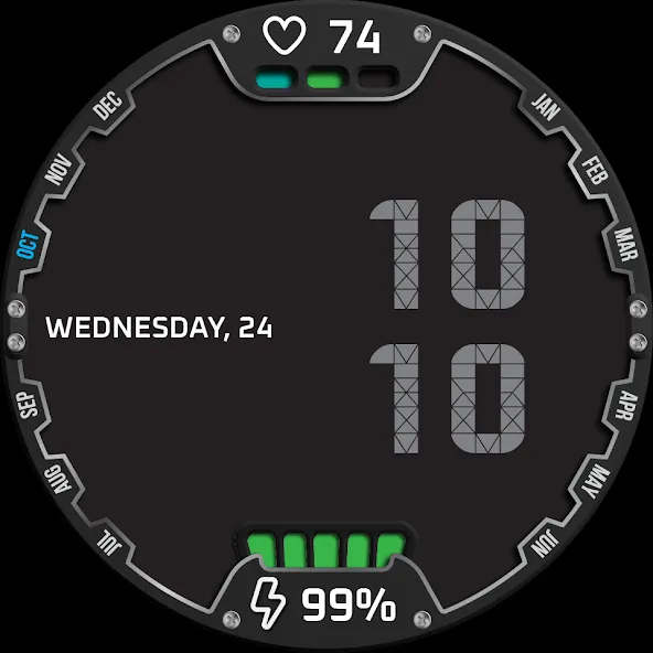 TimeCast Full Watch Face screenshot 15