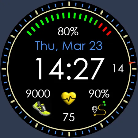 Iris4013 Digital Watch Face screenshot 14