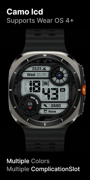 Camo LCD: Watch Face screenshot 1