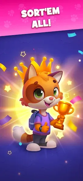Kitty Sort: Twisted Tails screenshot 14