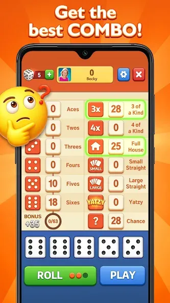 Yatzy - Classic Dice Game screenshot 2
