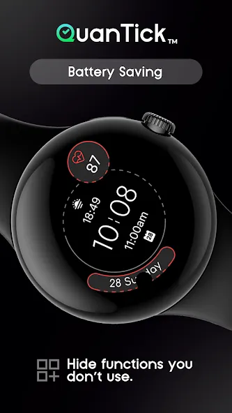 QuanTick 02 Minimal Watch Face screenshot 6
