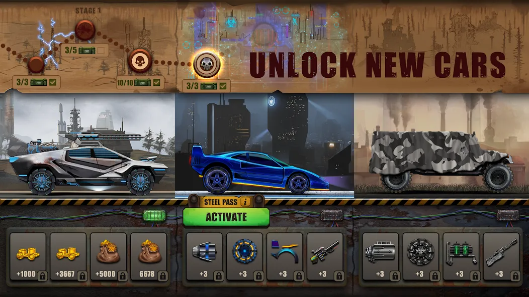 Zombie Hill Racing: Earn Climb screenshot 5