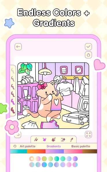 My Cute Friends: Coloring Book screenshot 11