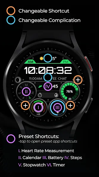 TVV Workout 6 Watch Face screenshot 4