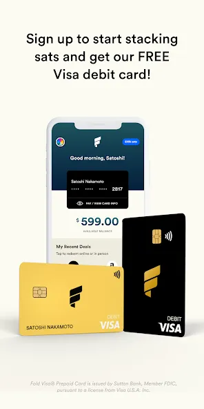 Fold: Bitcoin Cashback Rewards screenshot 3