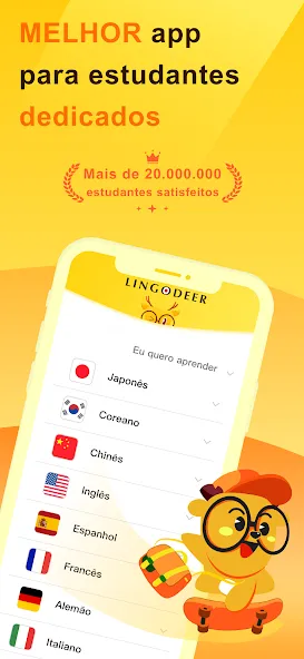 LingoDeer - Japonês e Inglês screenshot 1