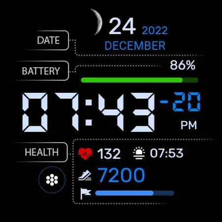 WaTchG010: Digital watch face screenshot 16