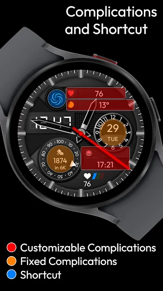 OD28 Titanium Watch Face screenshot 23