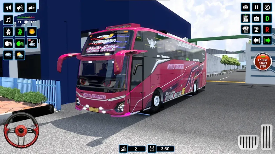 Bus Games Real Bus Driving 3D screenshot 2