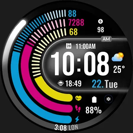 ML2U 184 Watch Face screenshot 28