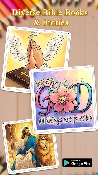 Bible Color Paint By Number screenshot 7