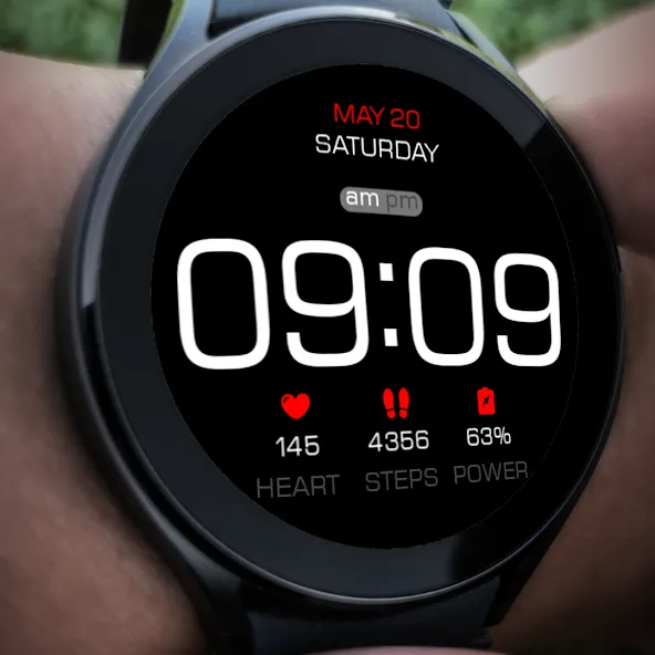 Key055 Digital Watch Face screenshot 4