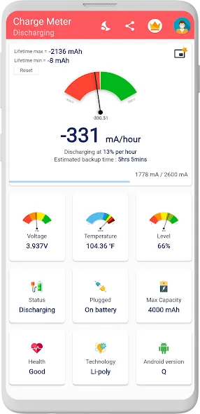 Charge Meter screenshot 2
