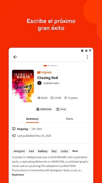 Wattpad - Lee y Escribe screenshot 5