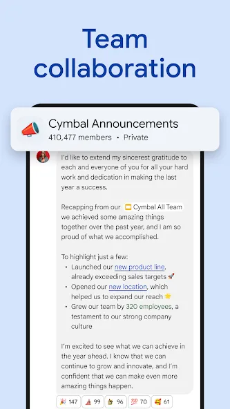 Google Chat screenshot 3