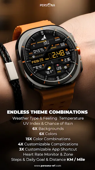 PER001 Smart Sport Watch Face screenshot 2