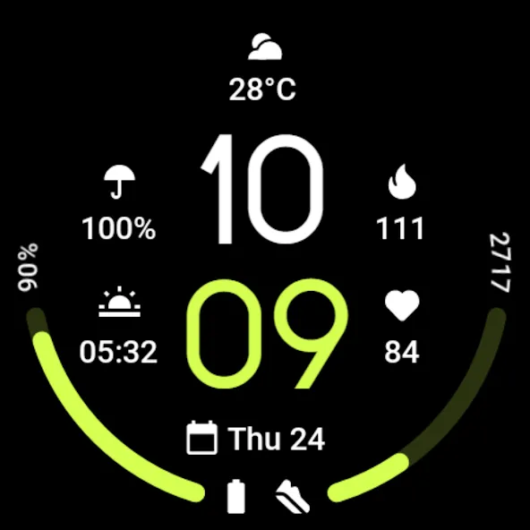 MDS422 Minimal Watch Face screenshot 10