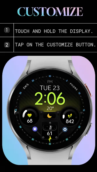 Dream 107 - Digital Watch Face screenshot 7