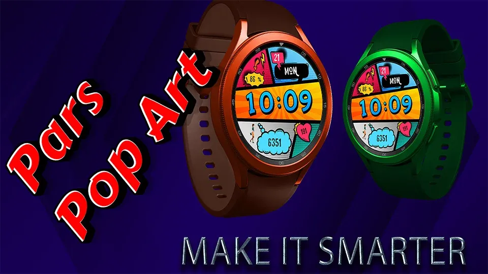 Pars Pop Art Watch Face screenshot 1