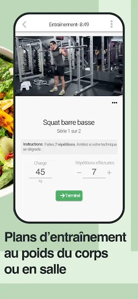 SF: Plans repas & musculation screenshot 3