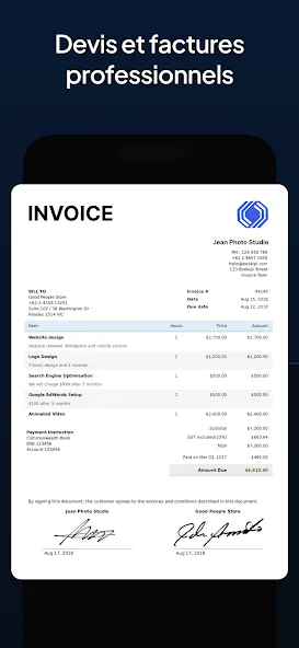 Facture et Devis screenshot 4