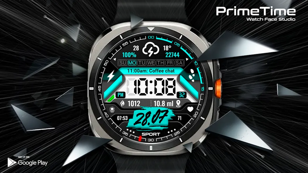 PT16 Digital Watch Face screenshot 29