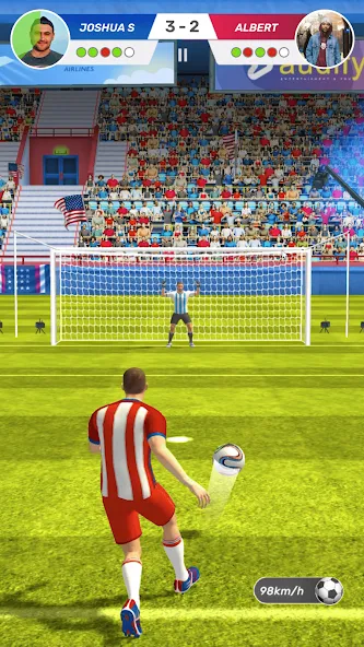 Mundo del fútbol - Gente real screenshot 1