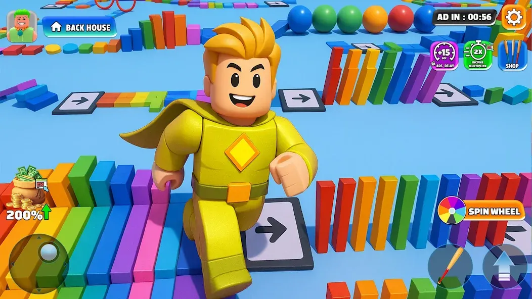 Superhero Obby Parkour Runner screenshot 4