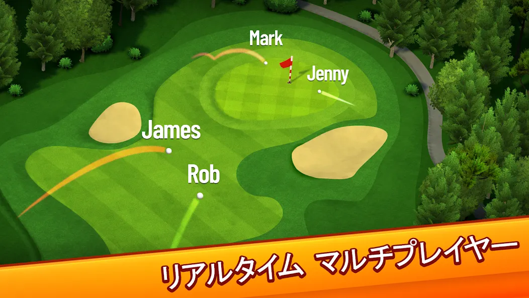 Golf Strike: マルチプレイヤー・ゴルフ screenshot 3
