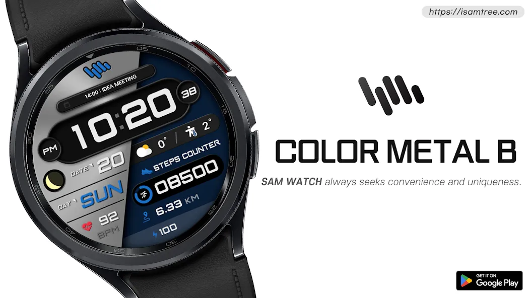 SamWatch Color Metal B screenshot 1