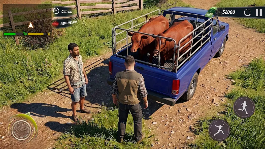 Farm Animal Cargo Truck Games screenshot 1