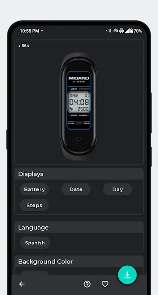 Mi Band 5 Watch Faces screenshot 7