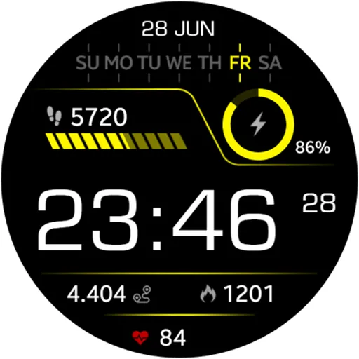 Digital Worko Watch Face screenshot 14
