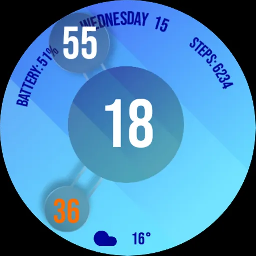 Minimal Watch Face MB363 screenshot 27
