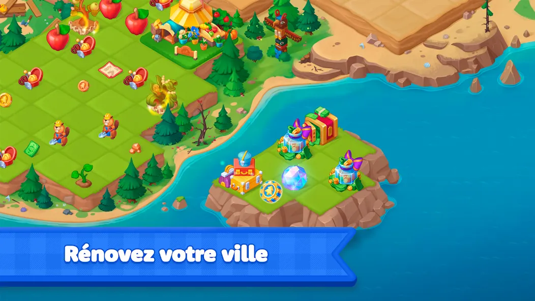 Merge Ville: Jeu de réflexion screenshot 1